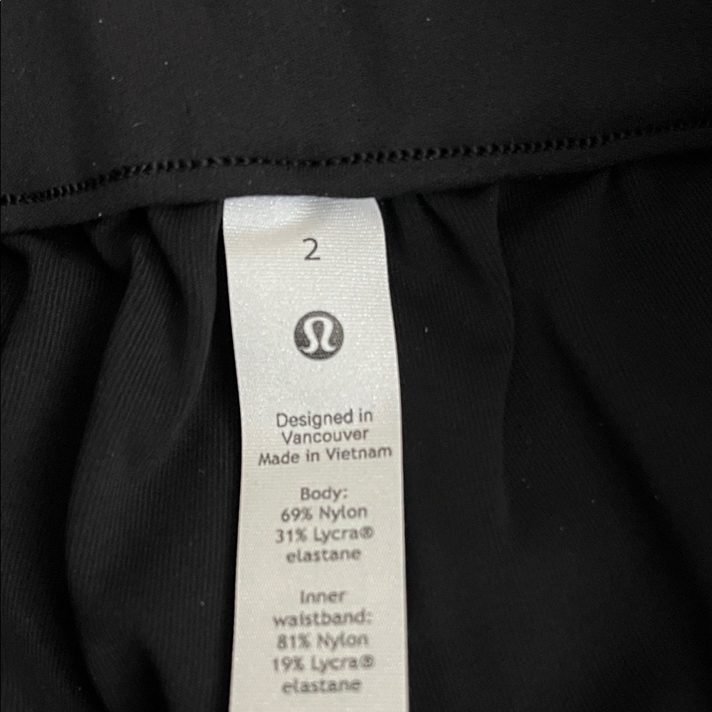 Lululemon Black Drawstring High Rise Joggers - Picture 5 of 6